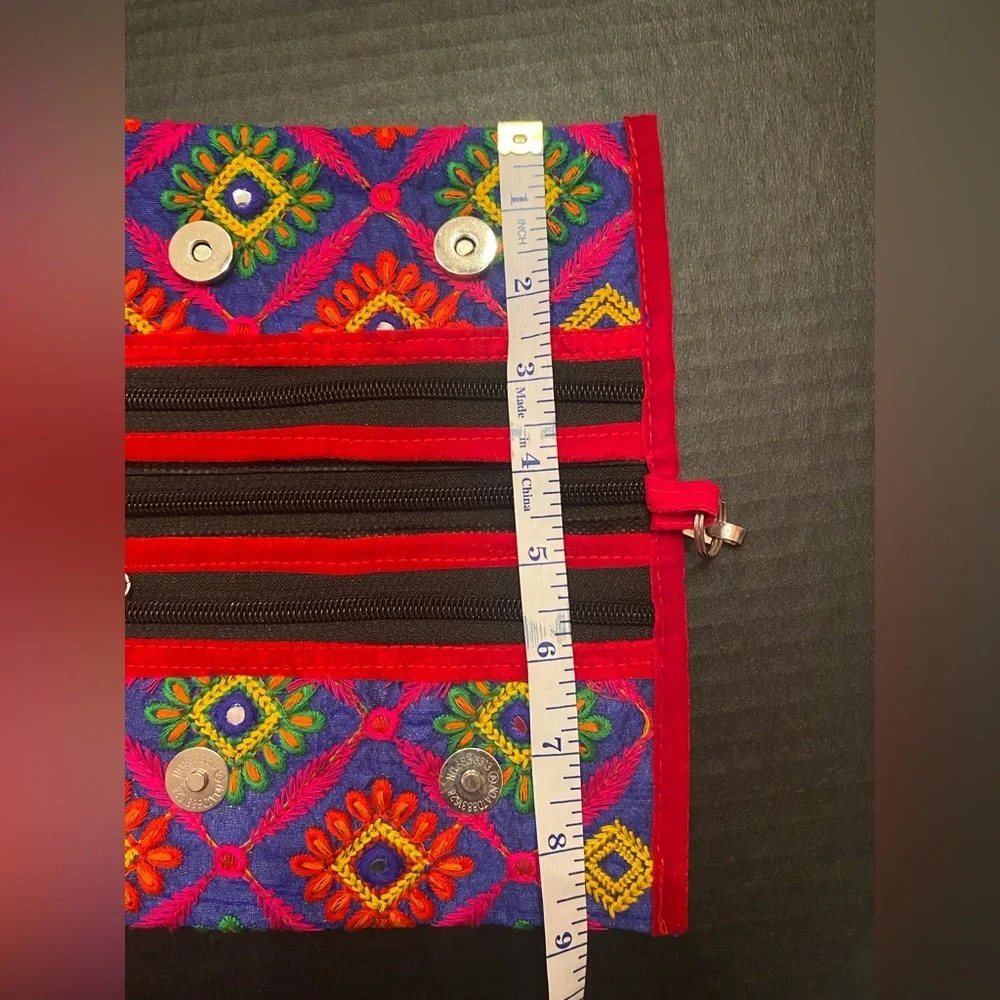 Embroidered Clutch Wallet Boho‎